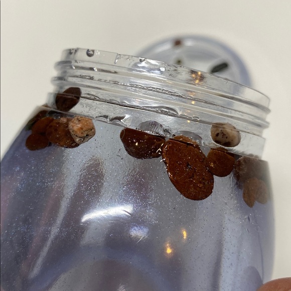 Puddin Jar Small Resin Semi Clear Rock Homemade Screw Lid Container NWOT - Picture 5 of 16